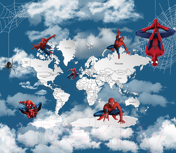 Изображение товара Фотообои листовые Citydecor Superhero Spiderman 4 (300x260)