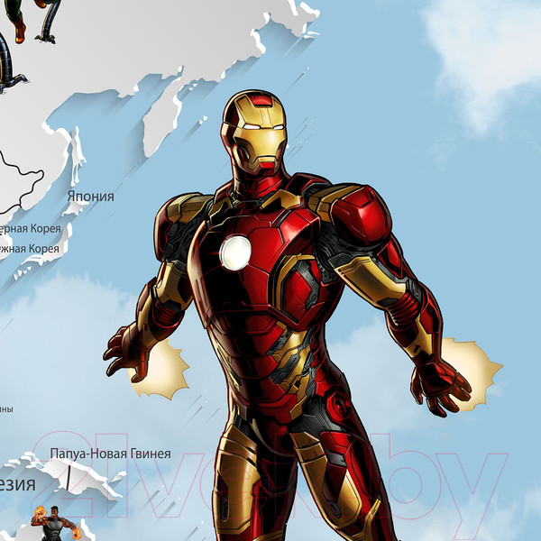 Изображение товара Фотообои листовые Citydecor Superhero 3 (300x260)