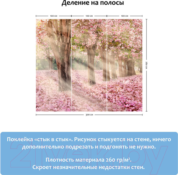 Изображение товара Фотообои листовые Citydecor Сказочная природа 5 (300x260)