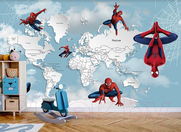 Изображение товара Фотообои листовые Citydecor Superhero Spiderman 3 (400x260)