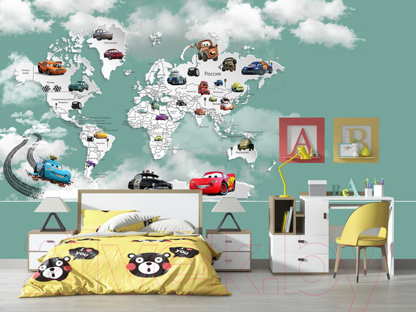 Изображение товара Фотообои листовые Citydecor Superhero Молния МакКвин 1 (400x260)