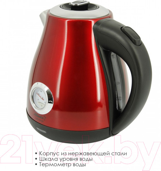 Изображение товара Электрочайник Atlanta ATH-2440 (красный)