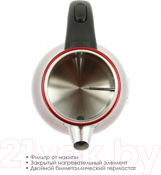 Изображение товара Электрочайник Atlanta ATH-2440 (красный)