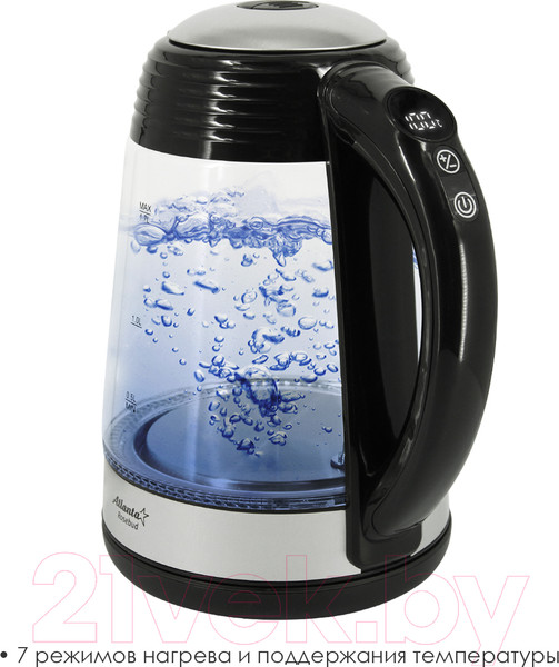 Изображение товара Электрочайник Atlanta ATH-2535 (черный)