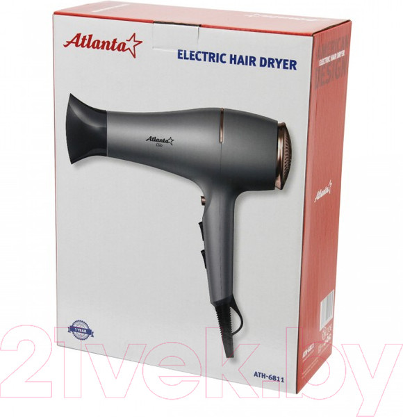 Изображение товара Фен Atlanta ATH-6811 (серый)