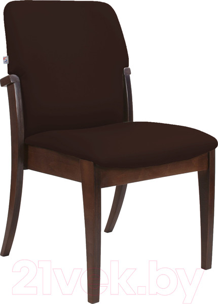 Изображение товара Стул Белс Jack V / 450662-25/V3 (кожзам темно-коричневый/темный орех)