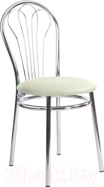 Изображение товара Стул Белс Венус Chrome V / 450350/V18 (кожзам бежевый)
