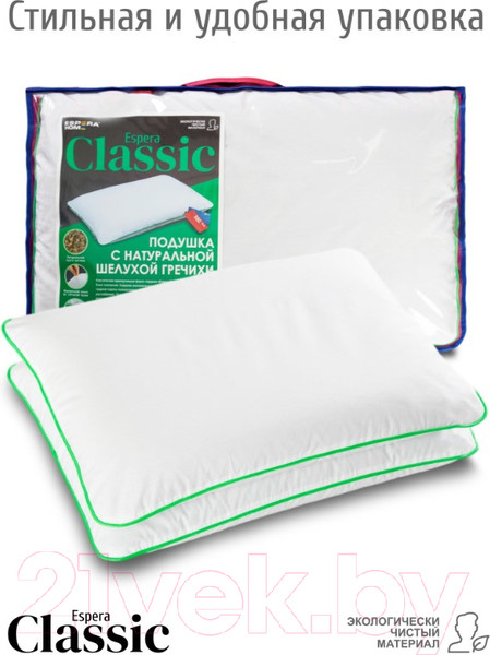 Изображение товара Подушка для сна Espera Сlassic ВШ-5294 (40x60)