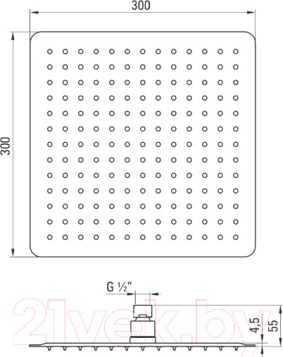 Изображение товара Душевая система со смесителем Deante DEANTE_N01M