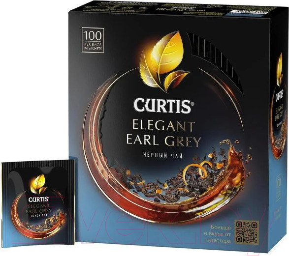Изображение товара Чай пакетированный Curtis Elegant Earl Grey / 101015 (100пак)