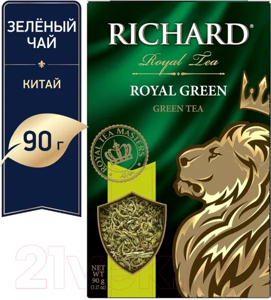 Изображение товара Чай листовой Richard Royal Green / 610651 (90г)