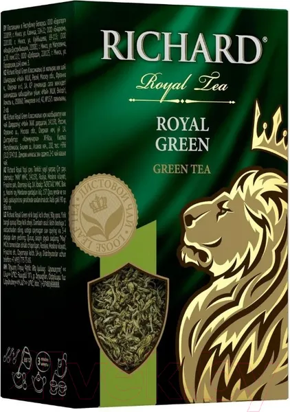 Изображение товара Чай листовой Richard Royal Green / 610651 (90г)