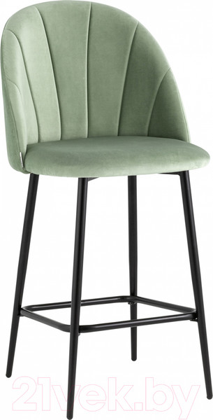 Изображение товара Стул барный Stool Group Логан / AV 413-B18-08(PP) (велюр фисташковый)