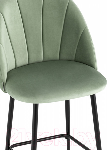 Изображение товара Стул барный Stool Group Логан / AV 413-B18-08(PP) (велюр фисташковый)