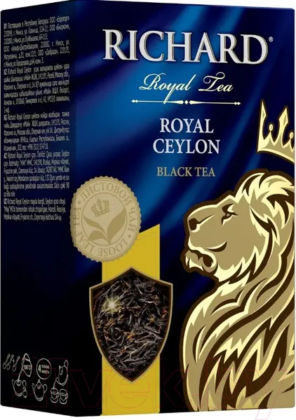 Изображение товара Чай листовой Richard Royal Ceylon / 610602 (90г)