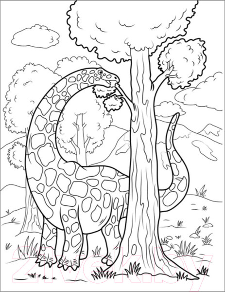 Изображение товара Раскраска Росмэн Лучшая раскраска! Динозавры