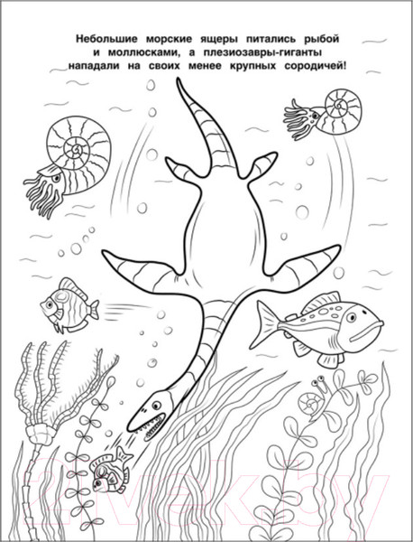 Изображение товара Раскраска Росмэн Лучшая раскраска! Динозавры