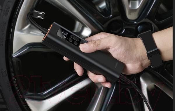 Изображение товара Автомобильный компрессор Baseus Super Mini Inflator Pump / CRCQ000001 (черный)