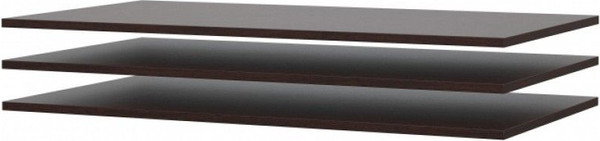 Изображение товара Комплект полок для корпусной мебели NN мебель МГС 7 Исп. 1 полки (дуб венге)