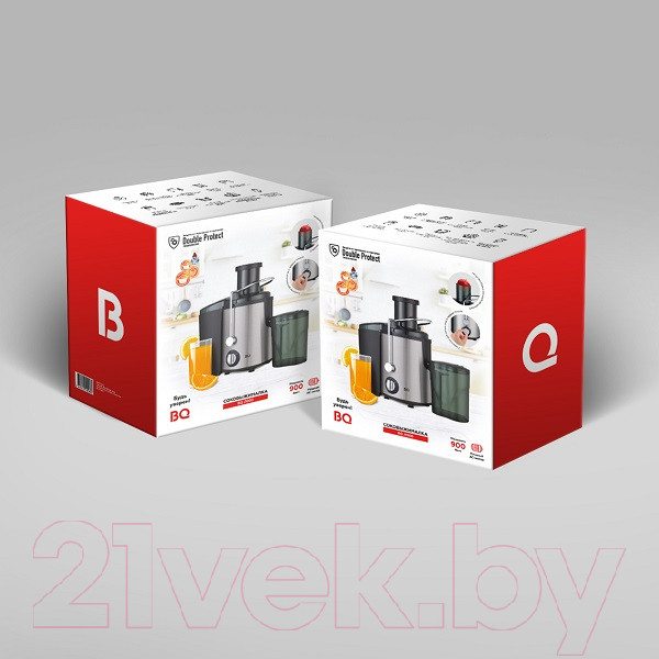 Изображение товара Соковыжималка электрическая BQ J1000 (черный/сталь)