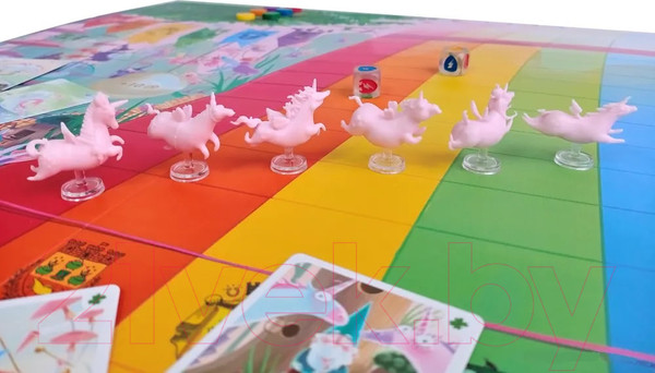 Изображение товара Настольная игра ИнтерХит Гонки Единорогов / UFE03-2108