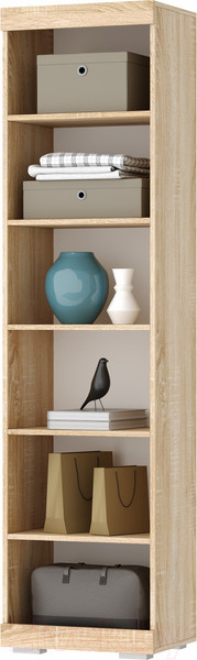 Изображение товара Шкаф-пенал Памир Соната ШС-500 (дуб сонома/белый глянец)