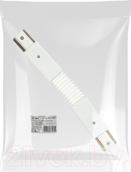 Изображение товара Коннектор для шинопровода ЭРА TR-1PA-СF-WH / Б0054471