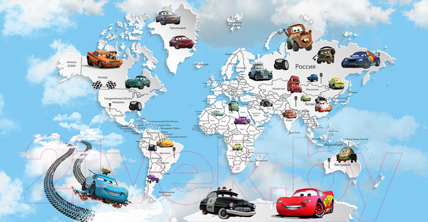 Изображение товара Фотообои листовые Citydecor Superhero Молния МакКвин 2 (500x260)