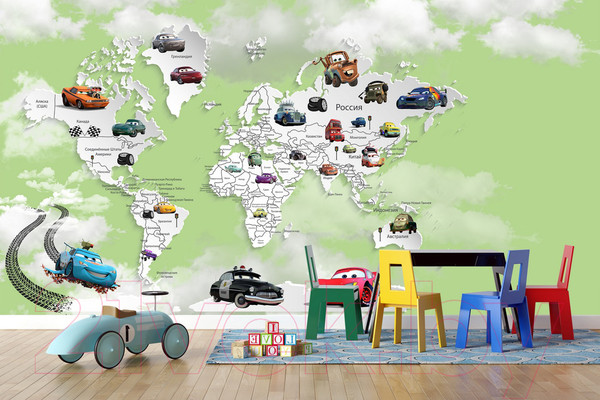 Изображение товара Фотообои листовые Citydecor Superhero Молния МакКвин 3 (500x260)