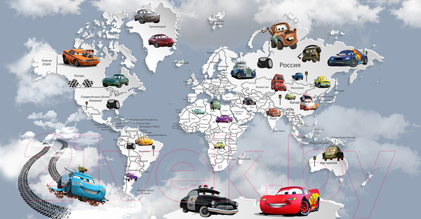 Изображение товара Фотообои листовые Citydecor Superhero Молния МакКвин 4 (500x260)