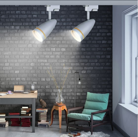 Изображение товара Трековый светильник ЭРА TR49-GU10 WH / Б0054161