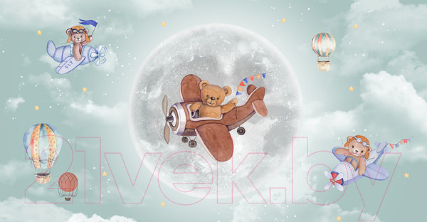 Изображение товара Фотообои листовые Citydecor Мечтатели 12 (500x260)