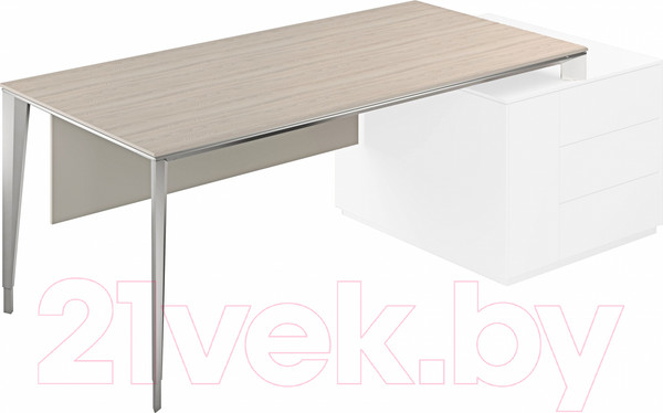 Изображение товара Письменный стол Norden 180x90x74 / NZ-0106.YN.AL (ясень наварра/аллюминий)