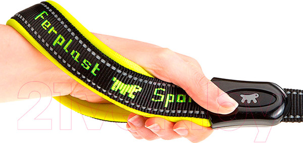 Изображение товара Поводок Ferplast Sport Dog Matic G25/120 / 78004428 (желтый)