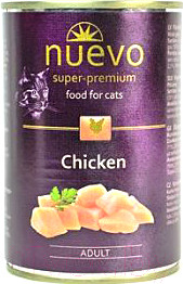 Изображение товара Влажный корм для кошек Nuevo Adult Chicken / 95105 (400г)