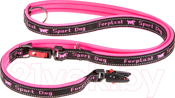 Изображение товара Поводок Ferplast Sport Dog Matic GA20/200 / 78004436 (розовый)