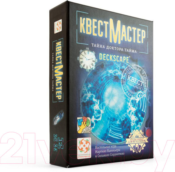 Изображение товара Настольная игра Стиль Жизни КвестМастер. Тайна доктора Тайма