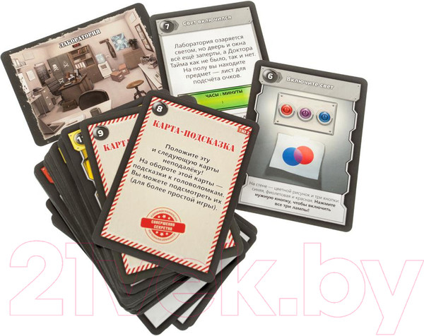 Изображение товара Настольная игра Стиль Жизни КвестМастер. Тайна доктора Тайма