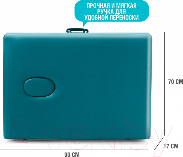 Изображение товара Массажный стол SL Relax Nirvana Pro / SLR-13 (бирюзовый)