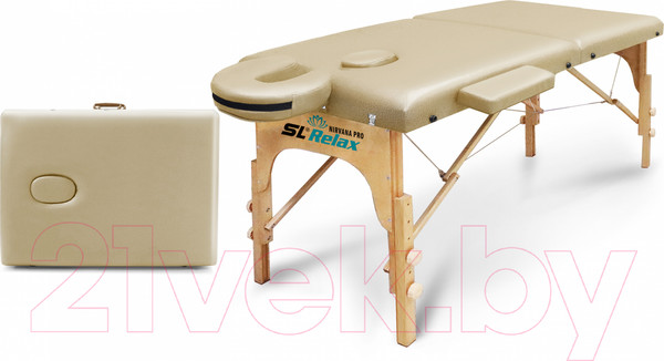 Изображение товара Массажный стол SL Relax Nirvana Pro / SLR-14 (бежевый)