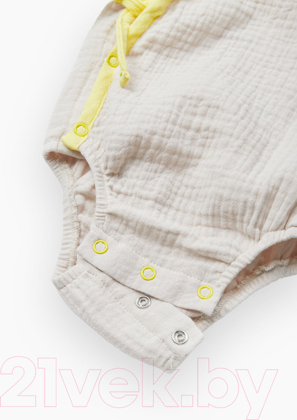 Изображение товара Боди для малышей Happy Baby 88127 (бежевый, р.74-80)