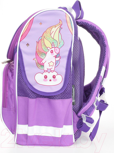 Изображение товара Школьный рюкзак Schoolformat Basic Fairytale Unicorn РЮКЖК-СКЕ (сиреневый)