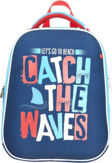 Изображение товара Школьный рюкзак Schoolformat Ergonomic 2 Catch The Waves РЮКЖК2-КВС (синий)