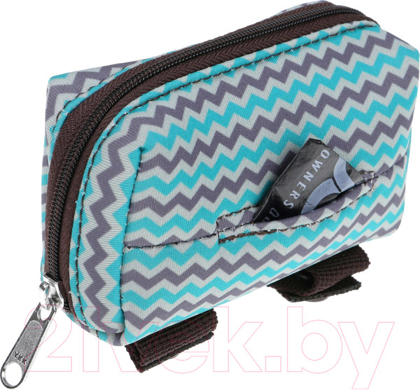 Изображение товара Сумка для лакомств DOOG Benji / WPD10-N (серый/голубой зигзаг)