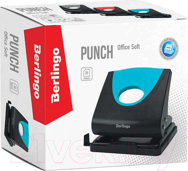 Изображение товара Дырокол Berlingo Office Soft / DDp_20163 (красный)