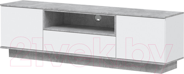 Изображение товара Тумба Интерлиния Quartz QZ-Т180 (белый платинум/бетон)