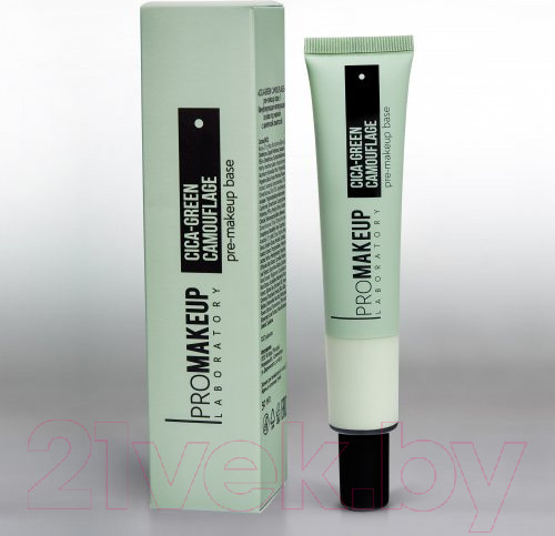 Изображение товара Основа под макияж PROMAKEUP Матирующая нейтрализатор красноты Cica-Green Camouflage (50мл)