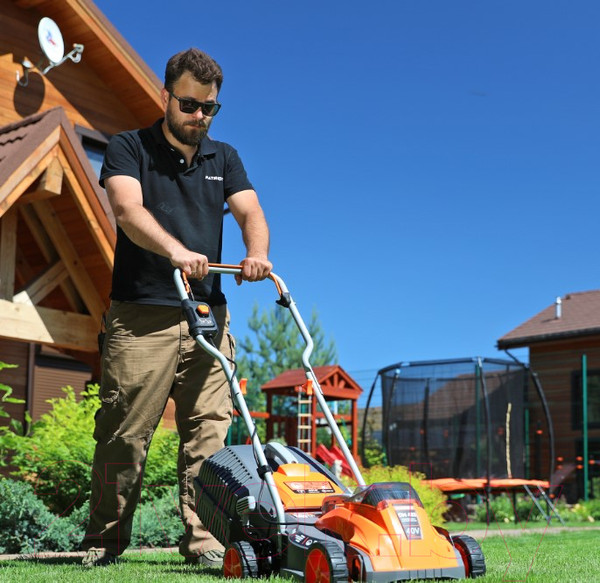 Изображение товара Газонокосилка аккумуляторная PATRIOT CM 432