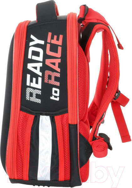 Изображение товара Школьный рюкзак Schoolformat Ergonomic 2А4М Race And Drift РЮКЖК2А4М-РНД (черный)