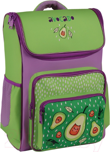 Изображение товара Школьный рюкзак ArtSpace Happy School Happy Avocado / Uni_17726